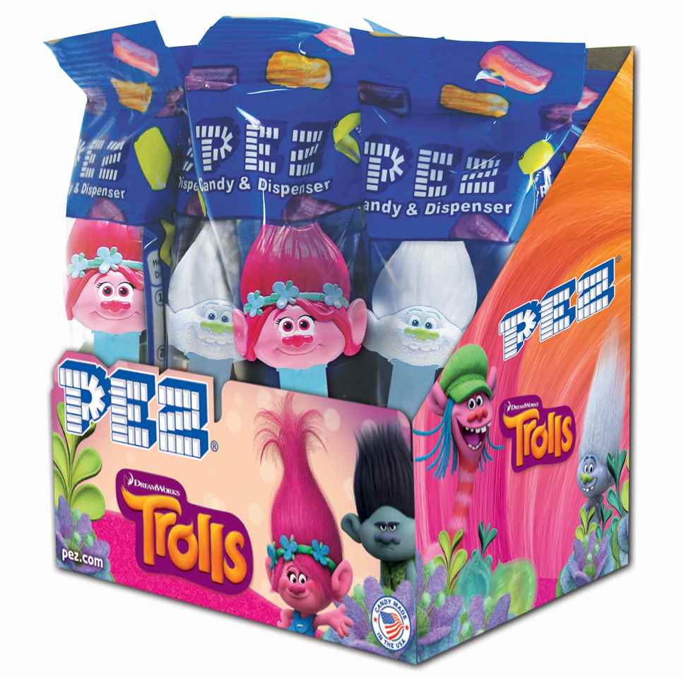 Trolls Pez Dispensers - CandyFavorites