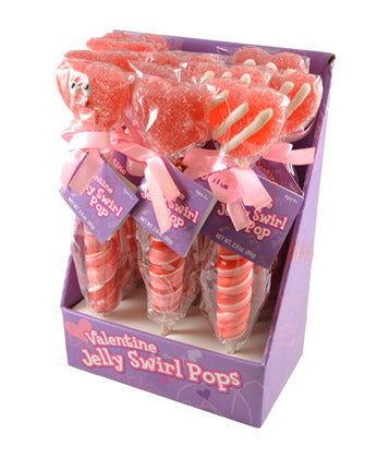 Valentine Jelly Swirl Pops - CandyFavorites