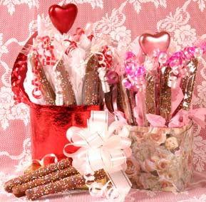 Valentine's Chocolate Pretzels - CandyFavorites