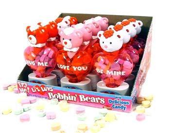 Valentines Bobbin' Bears - CandyFavorites