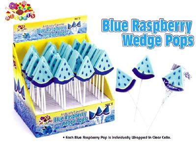 Wedge Pops Blue Raspberry - CandyFavorites