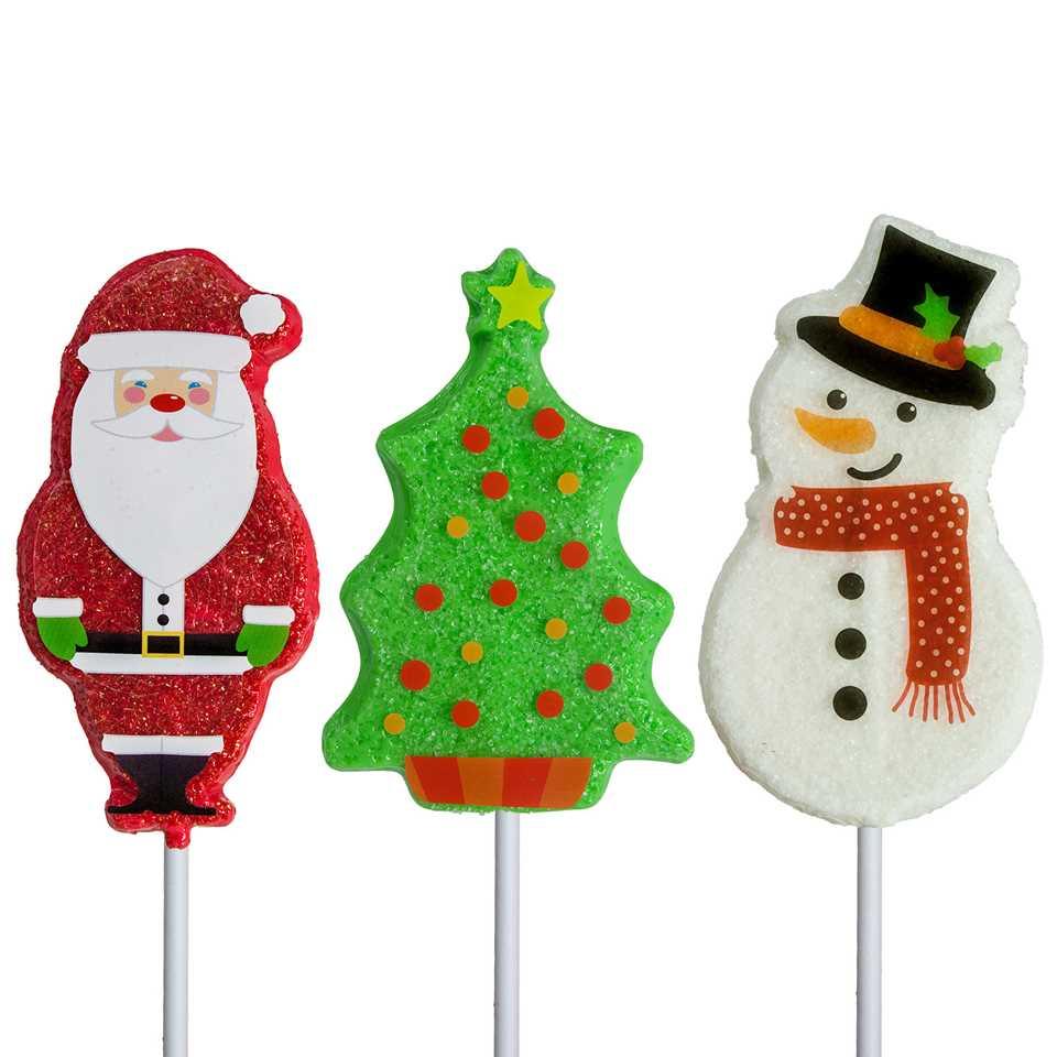 Whimsical Holiday Frosted Lollipops - CandyFavorites