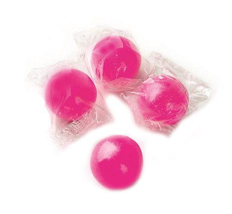 Wrapped Bright Pink Gumballs - CandyFavorites