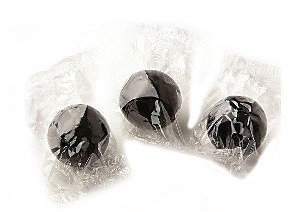 Wrapped Jet Black Gumballs - CandyFavorites