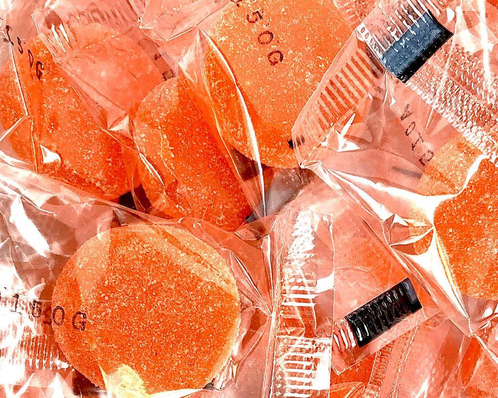 Wrapped Orange Jellies Bulk - CandyFavorites