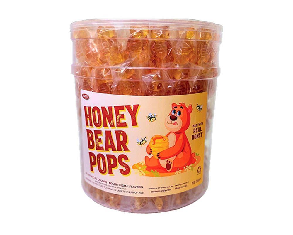 Honey Bear Lollipops